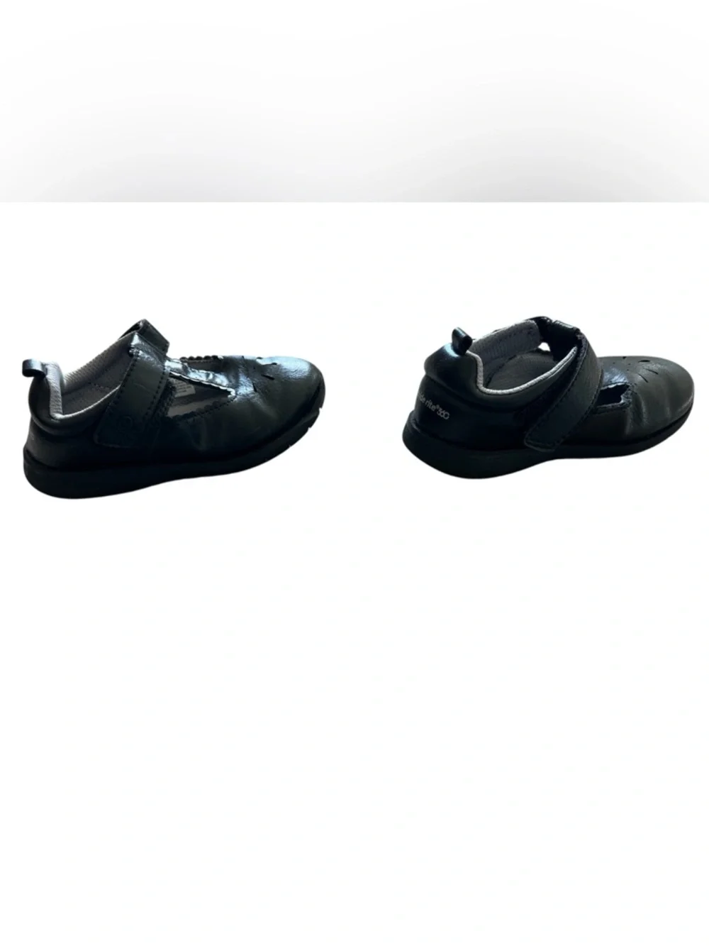 Stride Rite Toddler Girls Lacey Black Mary Jane Shoes | Size 8M